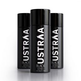 Ustraa: Black Deodorant Body Spray - Set of 3 - 150 ml