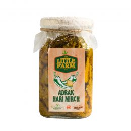 The Little Farm Co.: Adrak Hari Mirch Pickle - 400gm