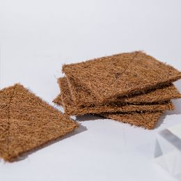 Ecotyl: Coconut Scrub Pad | Dishwashing Pad | Natural Long-Lasting Stitched Coir Scrubber - Set of 5