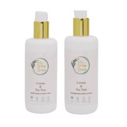 My Green Space: Lemon Tea Tree Body Wash 250 ml + Body Lotion 250 ml
