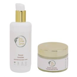 My Green Space: Sweet Jasmine Body Wash 250 ml + Sweet Jasmine Body Butter 50 g