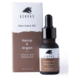 Ashvas: HEMP X ARGAN Skincare Oil - 15 ml