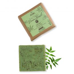 Nat Habit: Sacred Neem Basil Soap - 125gm