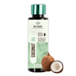 Nat Habit: Cold Pressed 100% Pure Coconut Oil - 200ml