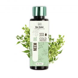 Nat Habit: Cold Pressed 100% Pure Neem Oil - 200ml