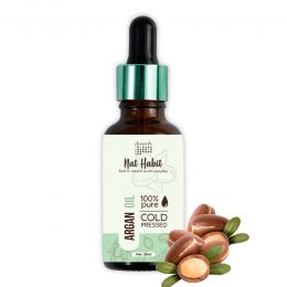 Nat Habit: Cold Pressed 100% Pure Argan Oil - 30 ml