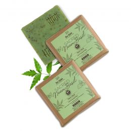 Nat Habit: Sacred Neem Basil Soap - 125gm (Twin Pack of 2)