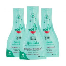 Nat Habit: Tri-Leaf FRESH Hair Mask (NutriMask) - Pack of 3