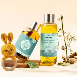 Nat Habit: SUMMER Baby COMBO Hair + Body Massage Oil