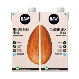 RAW PRESSERY: Plain & Cocoa Almond Milk Set - 1000 ml