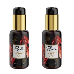 Floren: Soothing & Nourishing Intimate Oil for Women with Anti-bacterial properties for preventing odour & infections - 50ML (Pack of 2)