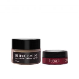 Enn Beauty: Pucker lip balm mini & Brow Butter Blink Balm combo kit