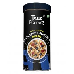 True Elements: Cranberry And Blueberry Muesli - 400 gm