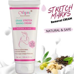 Vigini: 100% Natural Actives Erase Stretch Marks Removal Oil Cream - 100gm