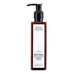 Strictly Organics: Tea Tree & Spearmint Body Wash - 200 gm