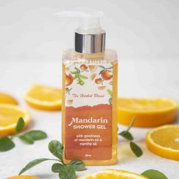 The Herbal Blend: Mandarin Shower Gel - 200gm