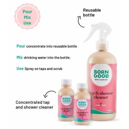 Born Good: Tap & shower cleaner concentrate  - 100ml