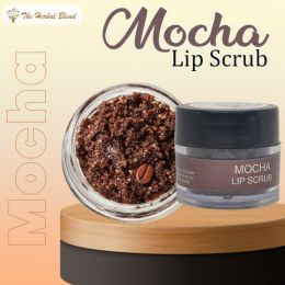 The Herbal Blend: Mocha Lip Scrub - 10gm