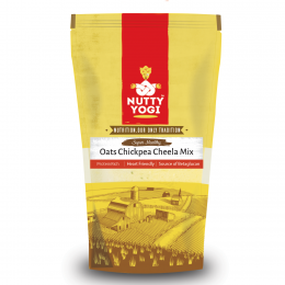 Nutty Yogi: Oats Chickpea Cheela Mix - 400gm