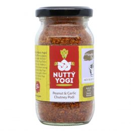 Nutty Yogi: Peanut & gmarlic Chutney Podi - 125gm