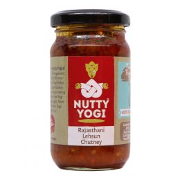 Nutty Yogi: Rajasthani Lehsun Chutney - 200gm