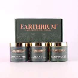 Earthhium: Orange Lemon ginger, Blackberry Mangolia & Berry Blast