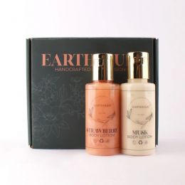 Earthhium: Body Lotion Gift Box - Strawberry & Musk