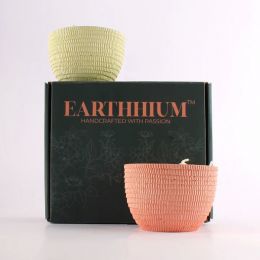 Earthhium: Soya Wax Candle -  Cinnaboom & Bourbon Vanilla