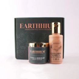 Earthhium: Vanilla Mermaid Body Scrub & Cinnamon Vanilla Body Lotion