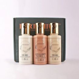 Earthhium: Body Lotion Gift Box - Oudh, Cinnamon Vanilla & Musk