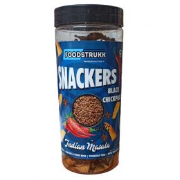 Foodstrukk: Black Chickpeas Indian Masala Snackers - Pack of 2 (150gm Each)