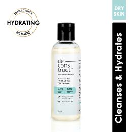 Deconstruct Skincare: Hyaluronic Acid Hydrating Facewash- 0.5% Amino Acids + 0.1% Hyaluronic Acid - 100ml
