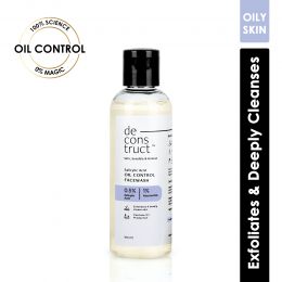 Deconstruct Skincare: Salicylic Acid Oil Control Facewash- 0.5% Salicylic Acid + 1% Niacinamide - 100ml