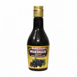 Baidyanath: Drakshasava (Special) -Ayurvedic formulation that is helpful in fighting fatigue, restlessness and general debility - 350 ml