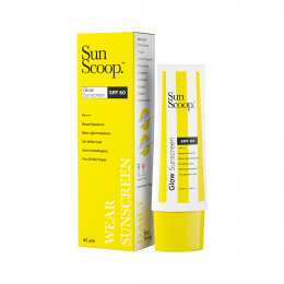 SunScoop: Glow Tinted Sunscreen Cream SPF 60 - 45gm
