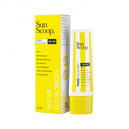 SunScoop: Matte Sunscreen Cream SPF 60 PA - 45gm