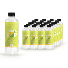 Polka Pop: Lemon-Lime Sparkling Water - Pack of 24 (350ml Each)