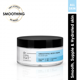 Deconstruct Skincare: Smoothing Body Cream- 0.8% Dioic Acid + 4% AHA + 5% Cocoa Butter - 200gm