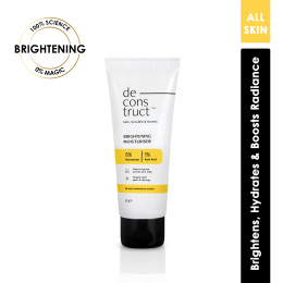 Deconstruct Skincare: Niacinamide Brightening Moisturizer- 5% Niacinamide + 1% Kojic Acid + 5% Vitamin C + Vitamin E - 50gm