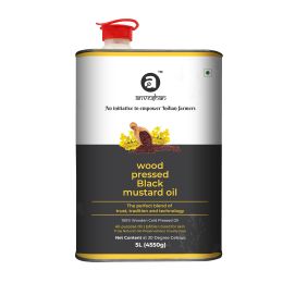 anveshan: Wood Cold Pressed Mustard Oil - 5L