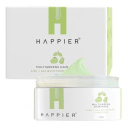 Happier: Multigreens Hair Mask - 175gm