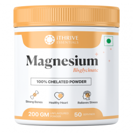iTHRIVE ESSENTIALS: Magnesium Bisglycinate - 200 gm