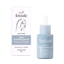 Foxtale: Hydrating Serum With Hyaluronic Acid & 6 Hydration Boosters   30ml