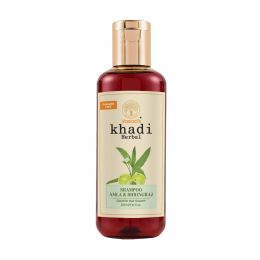 Vagad's Khadi: Amla and Bhringraj Shampoo - 210ml