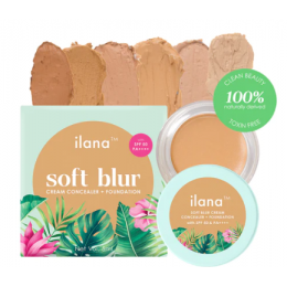 ilana: Soft Blur Cream Concealer & Foundation with SPF 50 - Pebble- 5gm