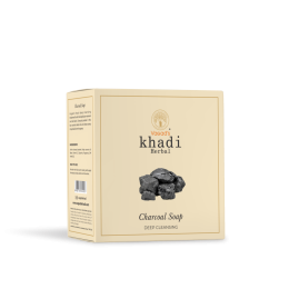 Vagad's Khadi: Charcoal Soap - 100gm (Pack of 3)