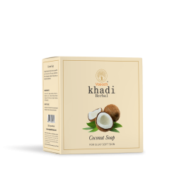 Vagad's Khadi: Coconut Soap - 100gm (Pack of 3)