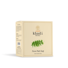 Vagad's Khadi: Neem Patti Soap - 100gm (Pack of 3)