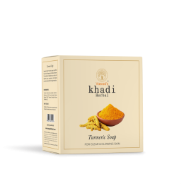 Vagad's Khadi: Turmeric Soap - 100gm (Pack of 3)