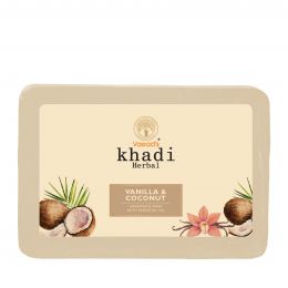 Vagad's Khadi: Vanilla & Coconut  Soap - 125gm (Pack of 3)